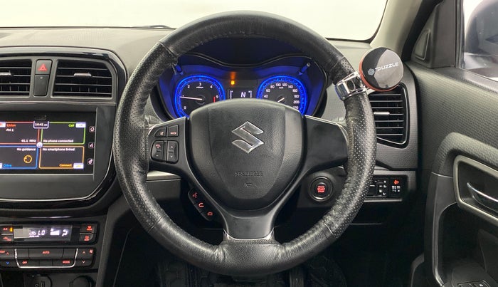 2018 Maruti Vitara Brezza ZDI+ DUAL TONE AMT, Diesel, Automatic, 53,283 km, Steering Wheel Close Up