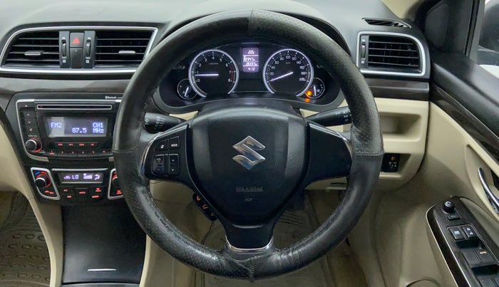 2017 Maruti Ciaz ZETA 1.4 VVT, CNG, Manual, 26,526 km, Steering Wheel Close Up