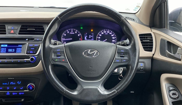2015 Hyundai Elite i20 SPORTZ (O) 1.2, Petrol, Manual, 61,900 km, Steering Wheel Close Up