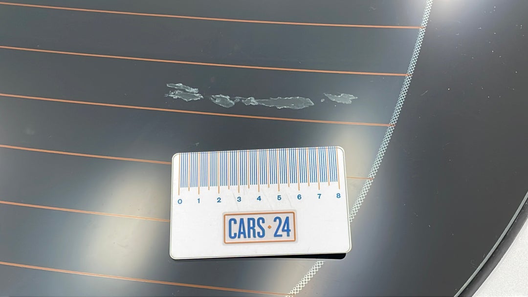 Windshield Rear Tinting scratched