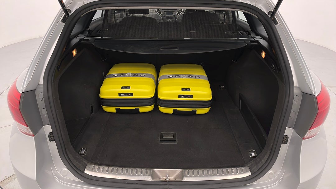 Boot Inside View with Luggage