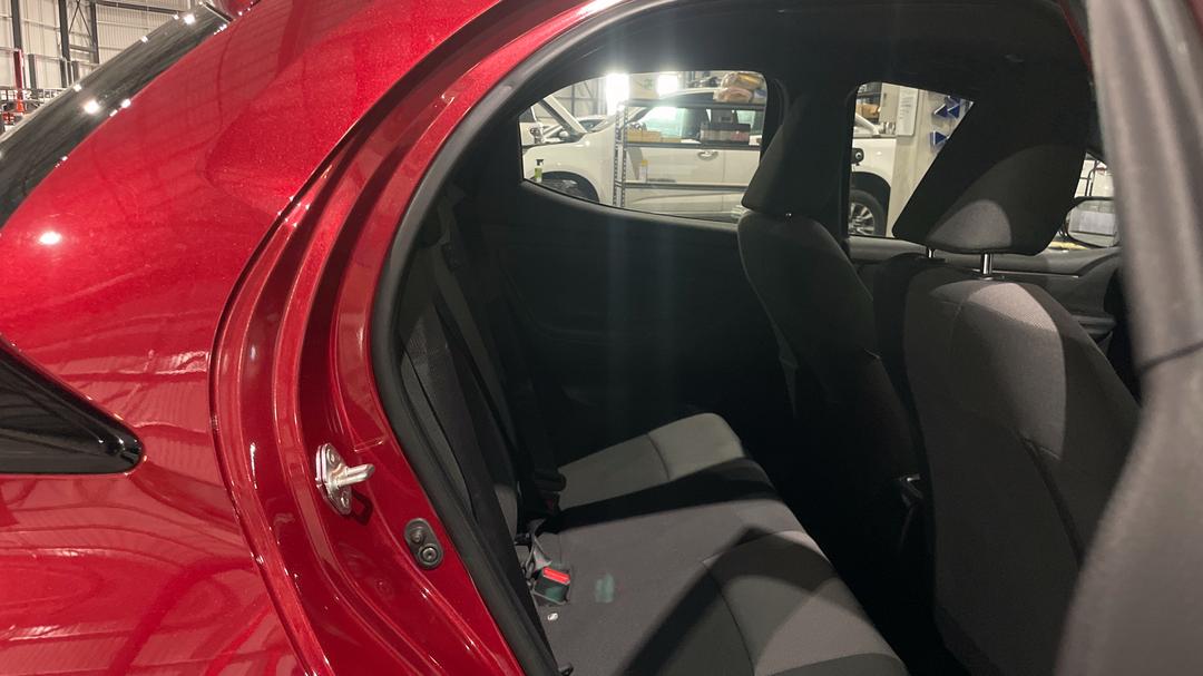 2025 Toyota Yaris Ascent Sport Hybrid, Automatic, 5158 km, Right Side Rear Door Cabin View