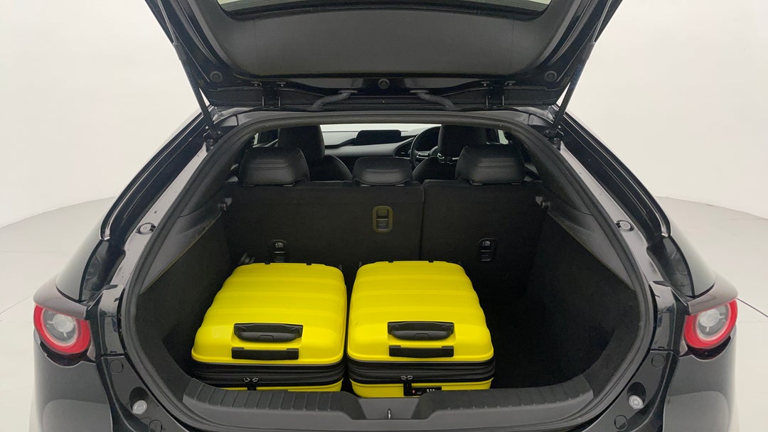 Boot Inside View with Luggage
