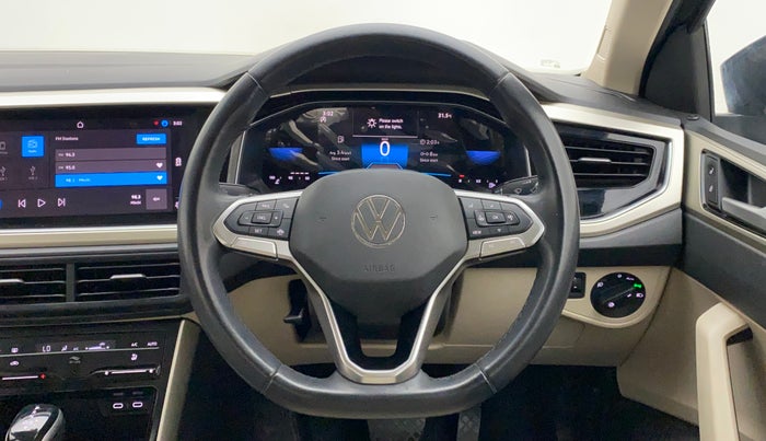 2023 Volkswagen VIRTUS TOPLINE TSI 1.0 AT, Petrol, Automatic, 13,967 km, Steering Wheel Close Up