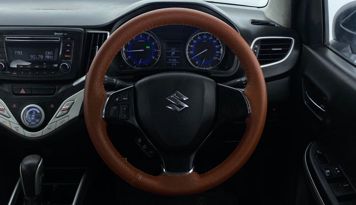 2016 Maruti Baleno DELTA CVT PETROL 1.2, Petrol, Automatic, 74,909 km, Steering Wheel Close Up