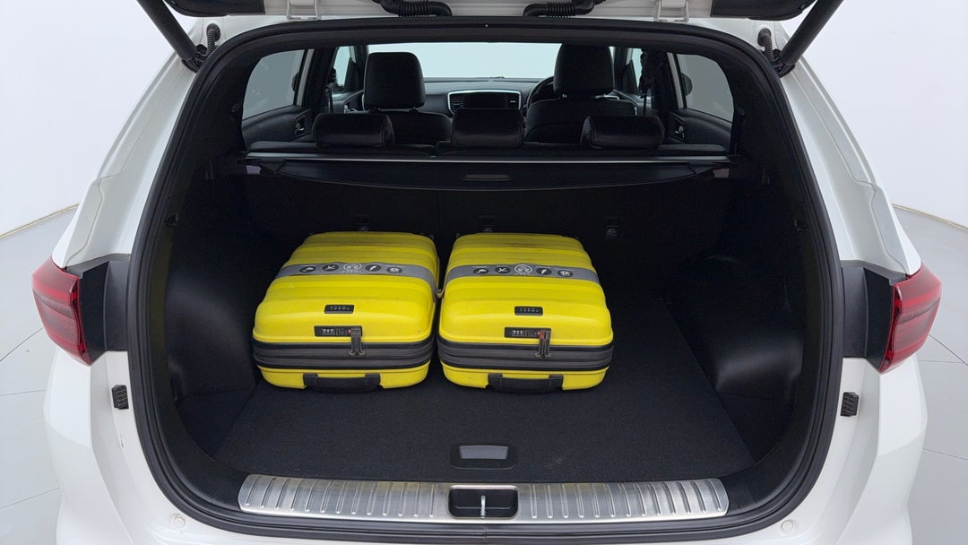 Boot Inside View with Luggage