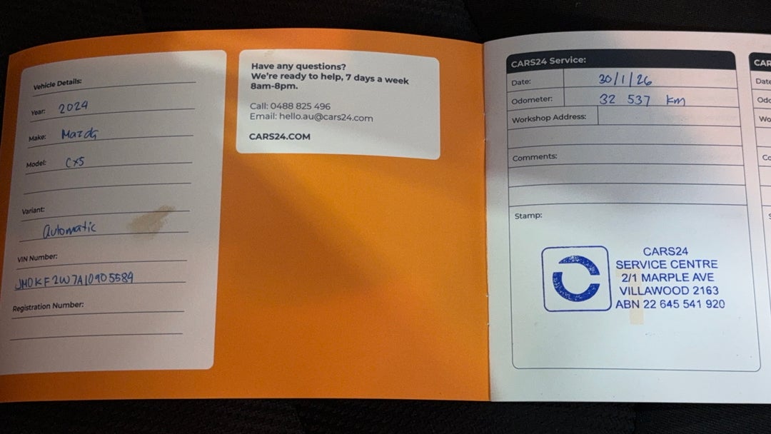 2023 Mazda CX-5 G20 Maxx (FWD), Automatic, 32537 km, Service History