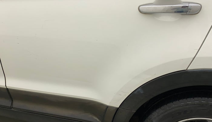 2017 Hyundai Creta SX PLUS AT 1.6 PETROL, Petrol, Automatic, 71,658 km, Rear left door - Slightly dented