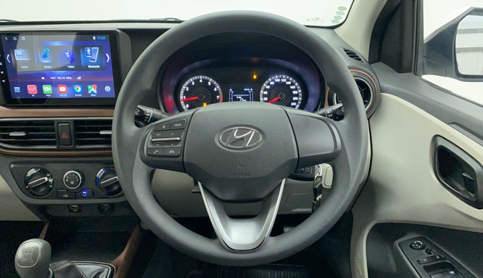 2021 Hyundai AURA S 1.2 CNG, CNG, Manual, 29,638 km, Steering Wheel Close Up