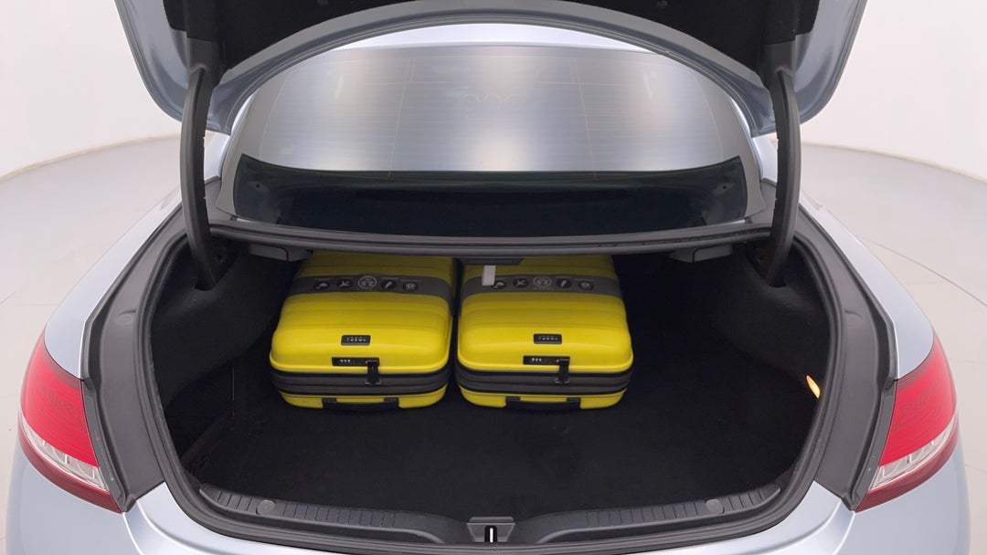 Boot Inside View with Luggage