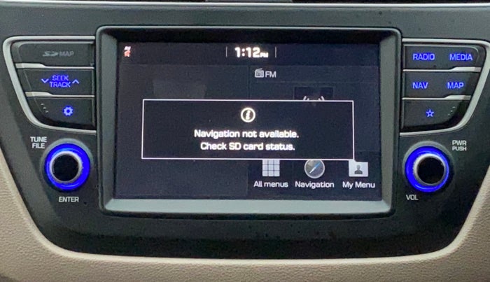 2019 Hyundai Elite i20 ASTA 1.2 (O), Petrol, Manual, 51,307 km, Infotainment system - GPS Card not working/missing