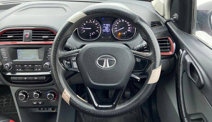 2018 Tata Tigor Buzz PETROL, Petrol, Manual, 48,676 km, Steering Wheel Close Up