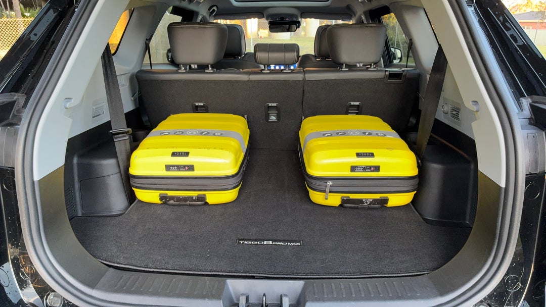 Boot Inside View with Luggage