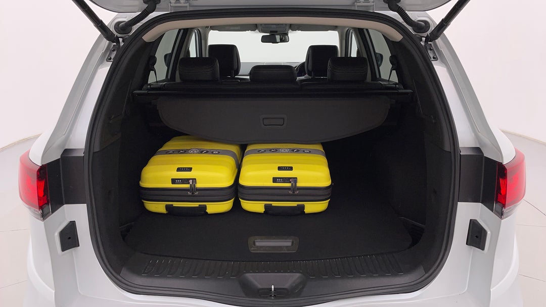 Boot Inside View with Luggage