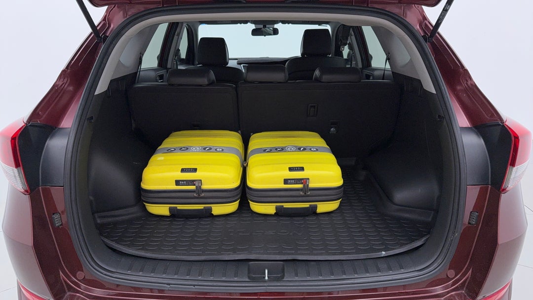 Boot Inside View with Luggage