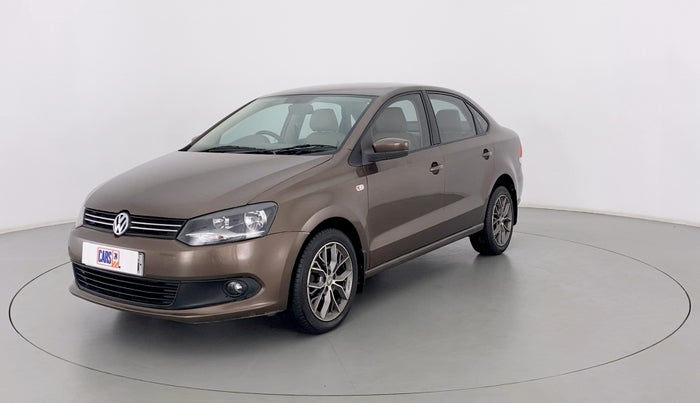 2015 Volkswagen Vento HIGHLINE 1.2 TSI AT, Petrol, Automatic, 62,250 km, Left Front Diagonal