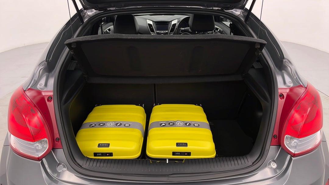 Boot Inside View with Luggage