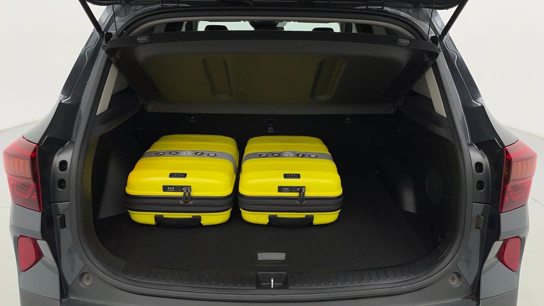 Boot Inside View with Luggage