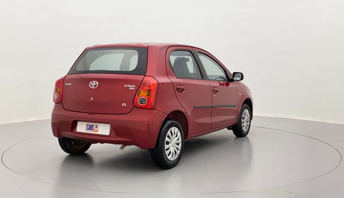 2011 Toyota Etios Liva G, Petrol, Manual, 33,837 km, Right Back Diagonal