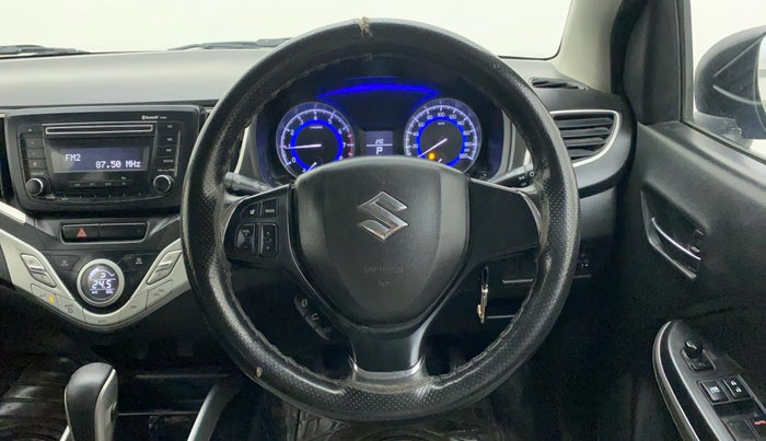 2017 Maruti Baleno DELTA CVT PETROL 1.2, Petrol, Automatic, 50,509 km, Steering Wheel Close Up