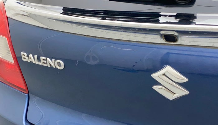 2017 Maruti Baleno DELTA CVT PETROL 1.2, Petrol, Automatic, 50,509 km, Dicky (Boot door) - Minor scratches