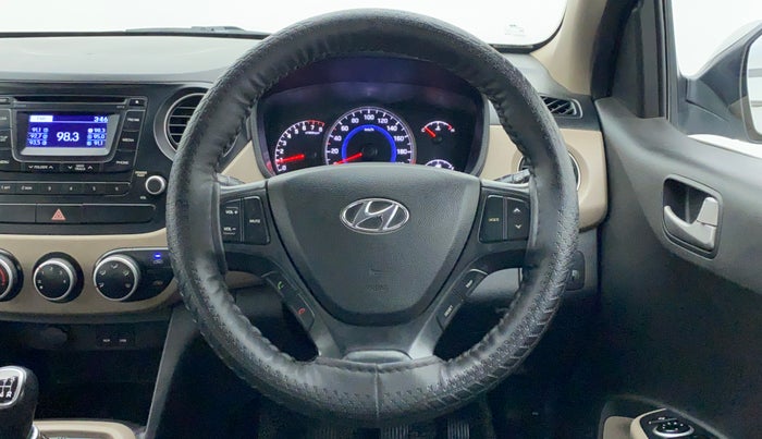 2015 Hyundai Grand i10 ASTA 1.2 KAPPA VTVT OPT, Petrol, Manual, 84,646 km, Steering Wheel Close Up