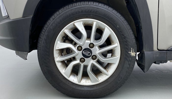 2017 Mahindra Kuv100 K6+ 6 STR, Petrol, Manual, 7,995 km, Left Front Wheel