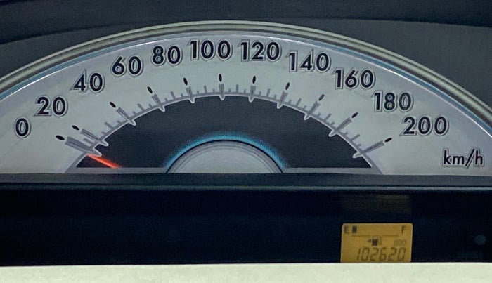 2012 Toyota Etios Liva D 4D GD SP, Diesel, Manual, 1,02,683 km, Odometer Image