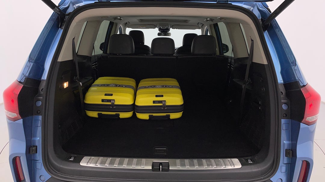 Boot Inside View with Luggage