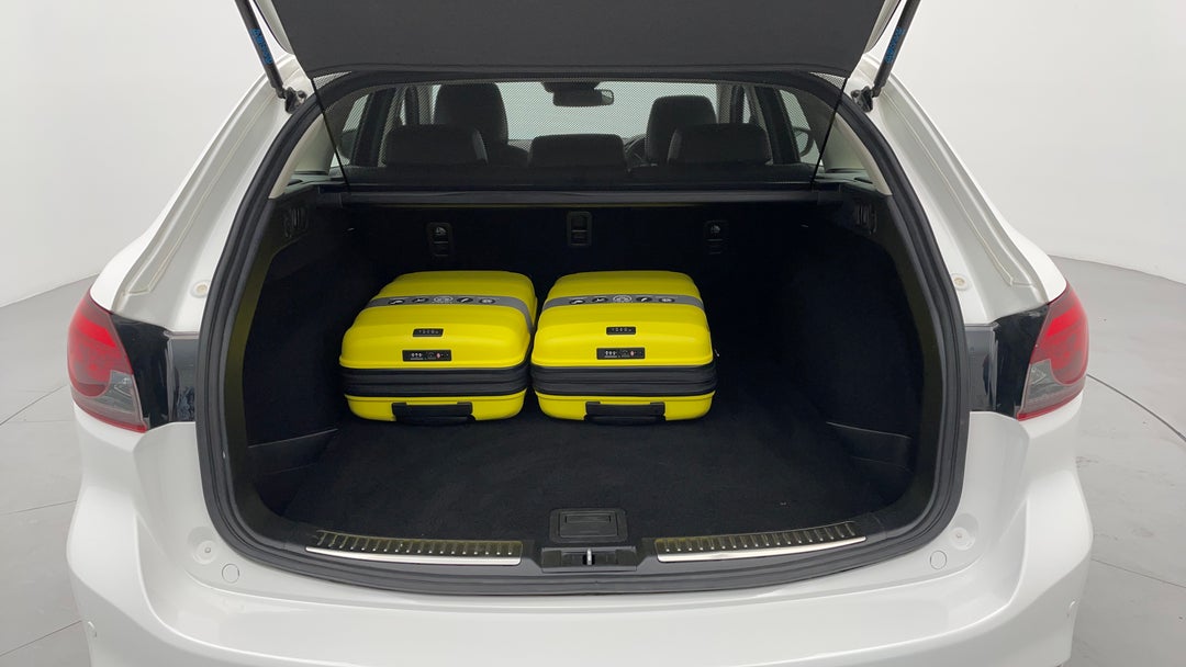 Boot Inside View with Luggage