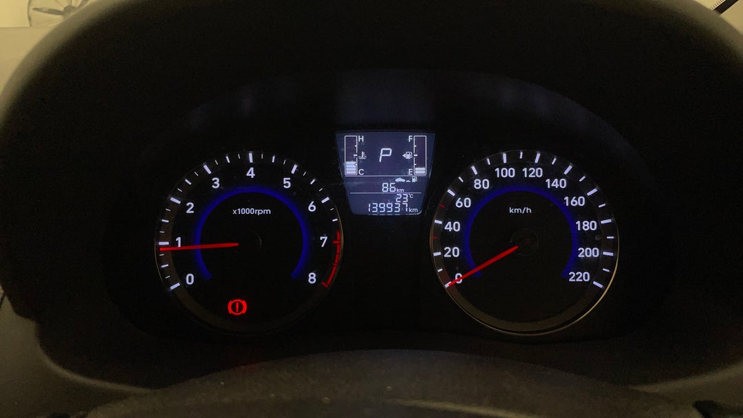 2018 Hyundai Accent Sport, Automatic, 139937 km, Odometer View