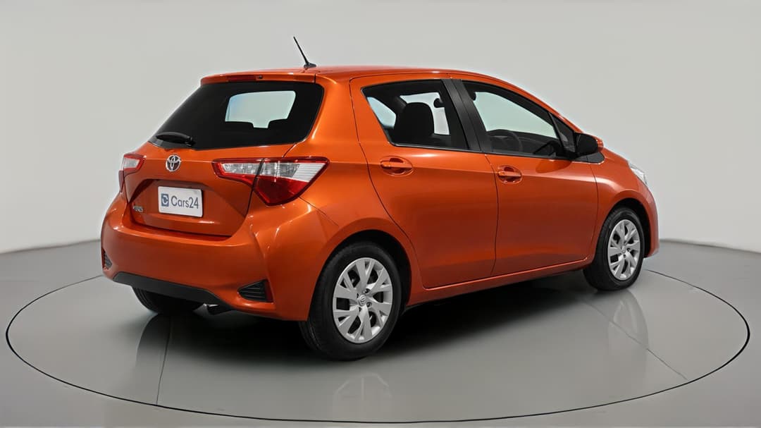 2018 Toyota Yaris Ascent, Automatic, 82558 km, Right Back Diagonal (45- Degree) View