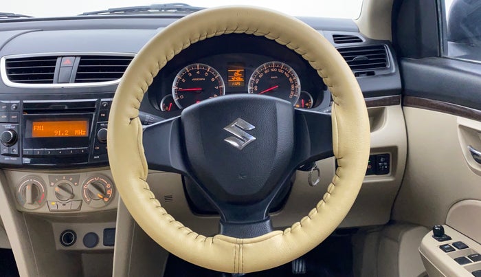 2016 Maruti Swift Dzire VXI, Petrol, Manual, 42,614 km, Steering Wheel