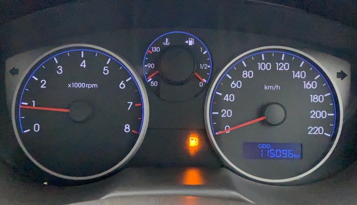 2011 Hyundai i20 SPORTZ 1.2, Petrol, Manual, 1,15,088 km, Odometer Image