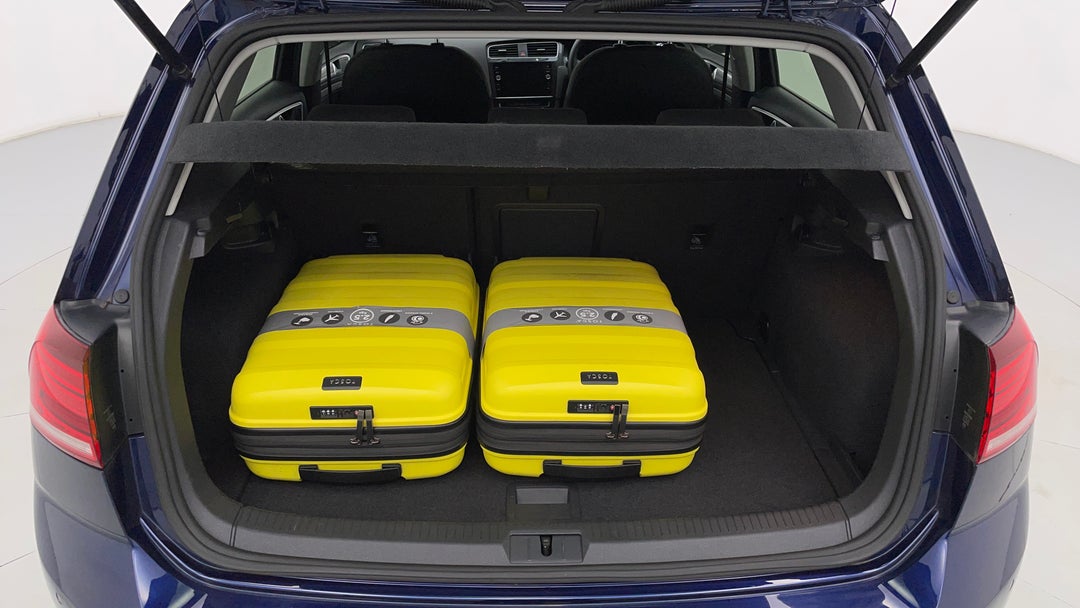Boot Inside View with Luggage