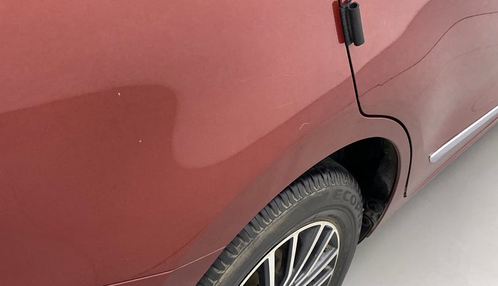 2017 Maruti Dzire ZXI PLUS AMT, Petrol, Automatic, 30,658 km, Right quarter panel - Minor scratches
