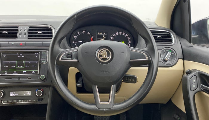 2018 Skoda Rapid 1.6 MPI STYLE AT, Petrol, Automatic, 55,226 km, Steering Wheel Close Up