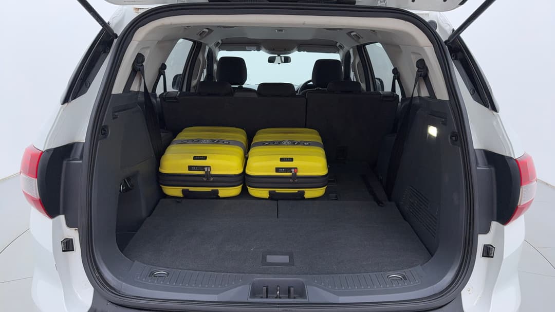 Boot Inside View with Luggage