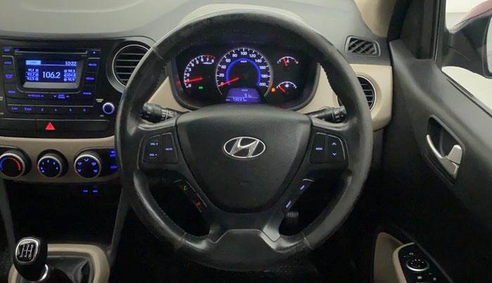 2015 Hyundai Grand i10 ASTA 1.2 KAPPA VTVT, Petrol, Manual, 73,037 km, Steering Wheel Close Up