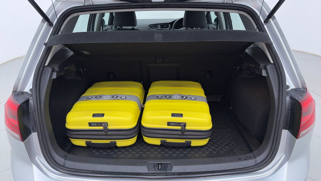Boot Inside View with Luggage