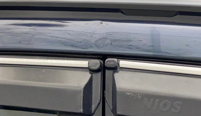2019 Hyundai GRAND I10 NIOS SPORTZ AMT 1.2 KAPPA VTVT, Petrol, Automatic, 17,166 km, Right B pillar - Slightly dented