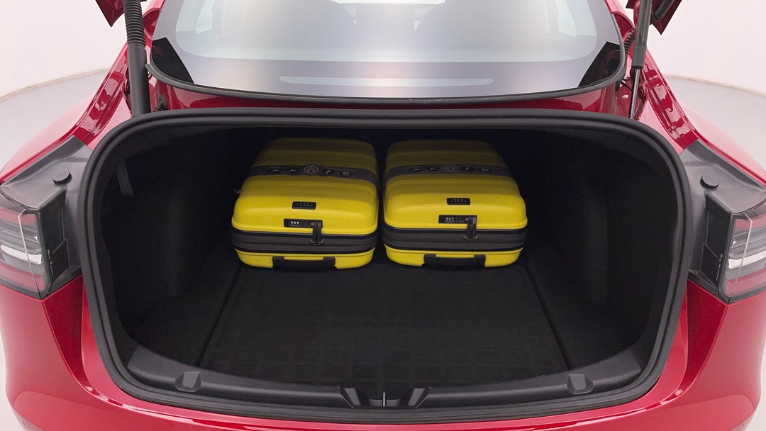 Boot Inside View with Luggage