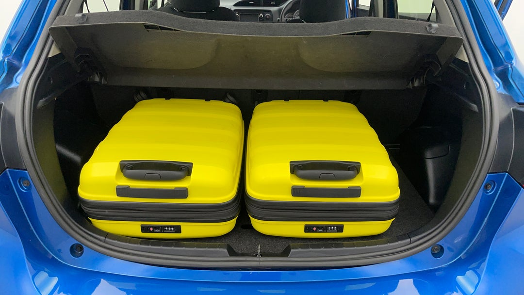 Boot Inside View with Luggage