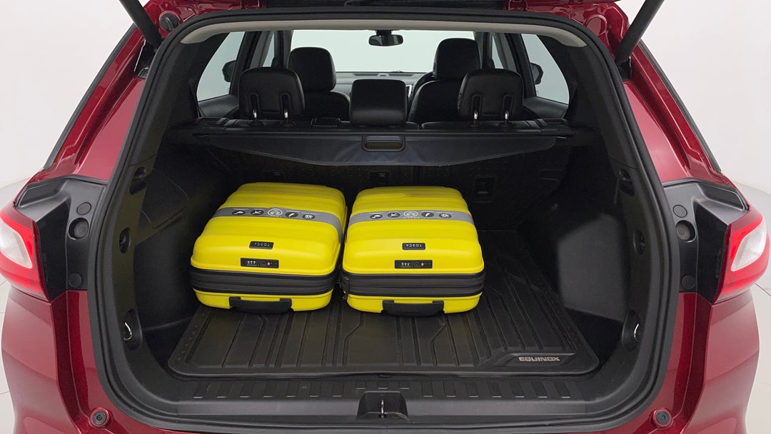 Boot Inside View with Luggage