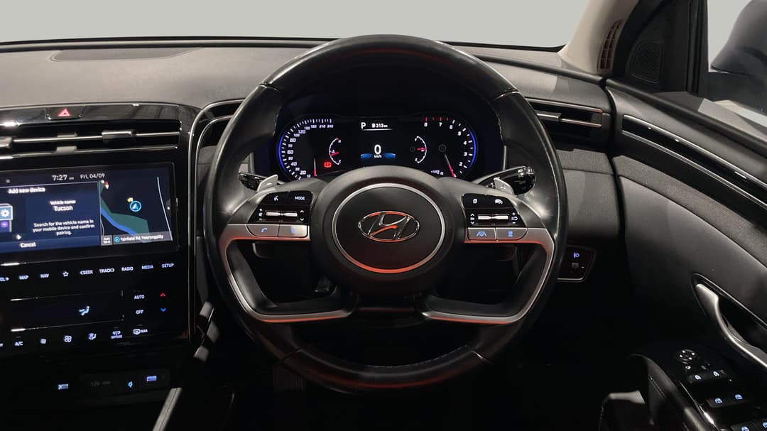 2022 Hyundai Tucson Elite (AWD), Automatic, 83503 km, Steering Wheel Close-up
