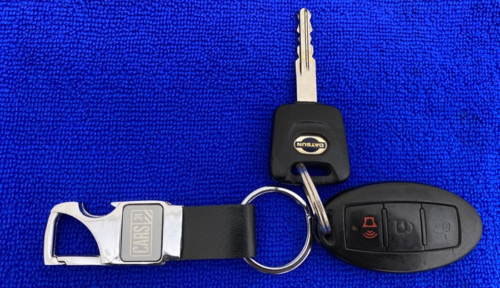 2016 Datsun Go Plus T, Petrol, Manual, 22,788 km, Key Close Up