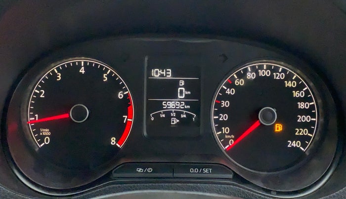 2016 Volkswagen Ameo HIGHLINE 1.2, Petrol, Manual, 59,750 km, Odometer Image