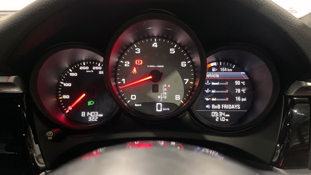 2019 Porsche Macan S, Automatic, 81403 km, Odometer View