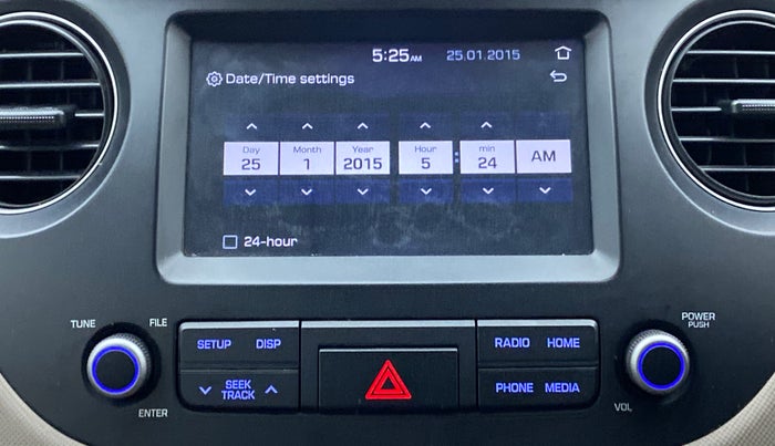 2018 Hyundai Grand i10 ASTA 1.2 VTVT, Petrol, Manual, 51,726 km, Infotainment System