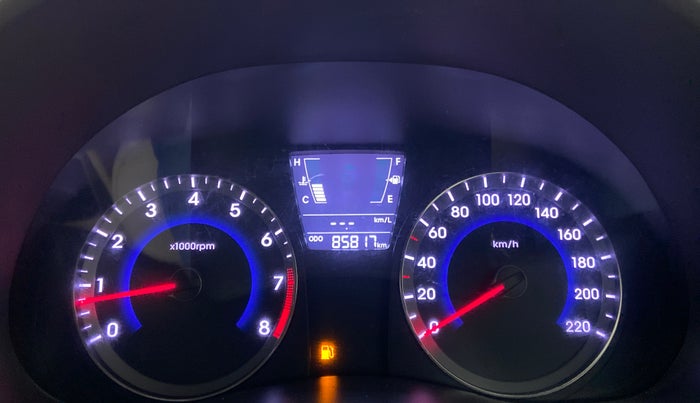 2017 Hyundai Verna 1.6 VTVT SX, Petrol, Manual, 85,902 km, Odometer Image